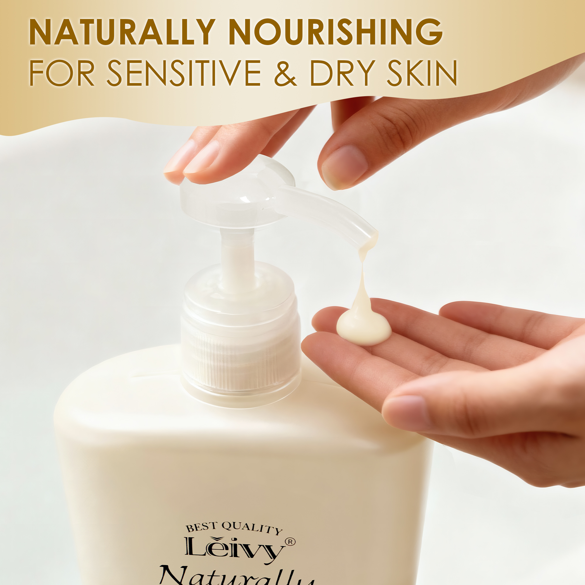 Lěivy Royal Jelly & Honey Body Wash, Hydrating Moisturizing Shower Gel for Dry Skin, with Vitamin E, 38.8 Fl oz / 1150ml