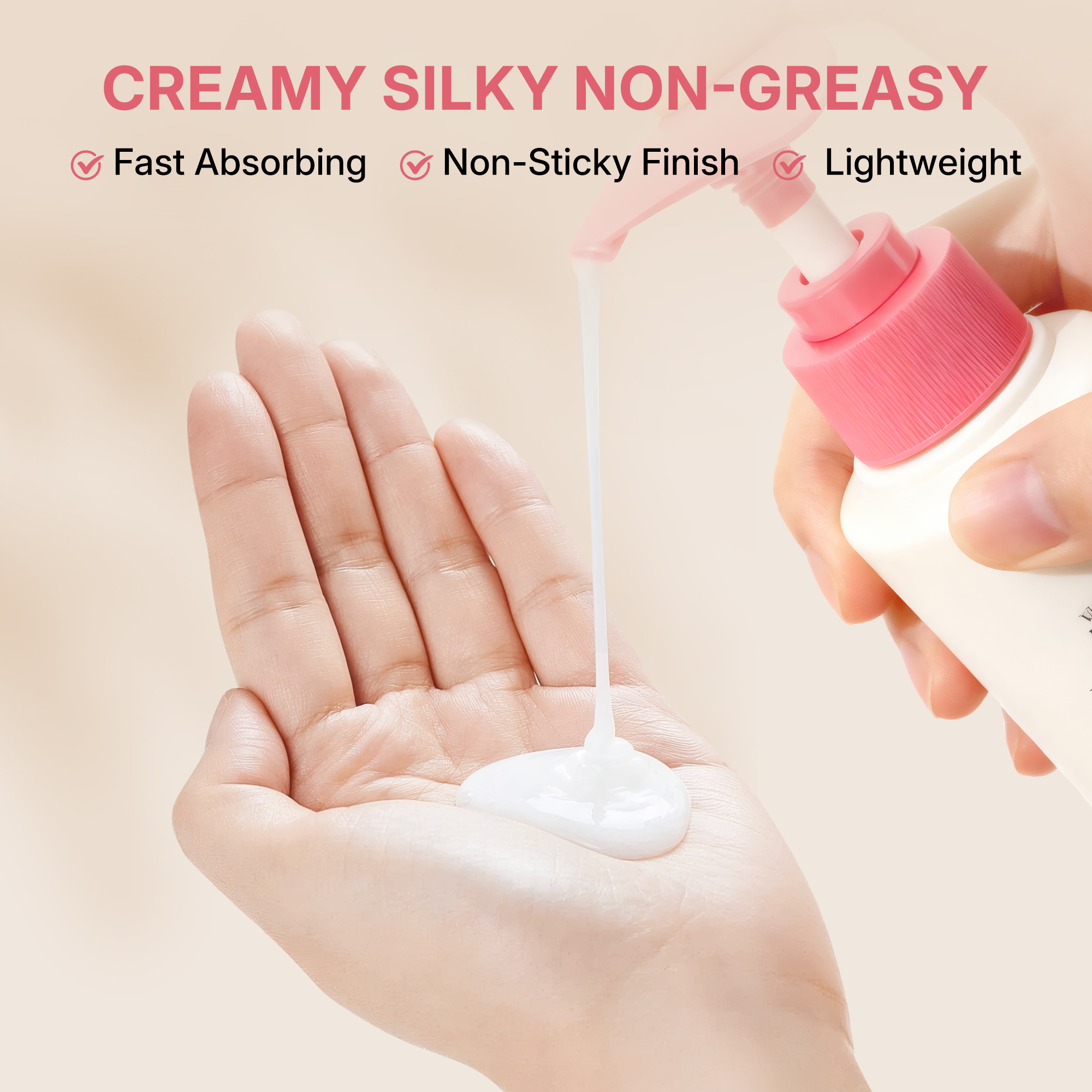 Lěivy Goat Milk Body Lotion, Deeply Moisture, Lightweight & Non-Greasy, for All Skin Types with Vitamins E & Hydrolyzed Milk Protein, 11.8 fl oz / 350ML