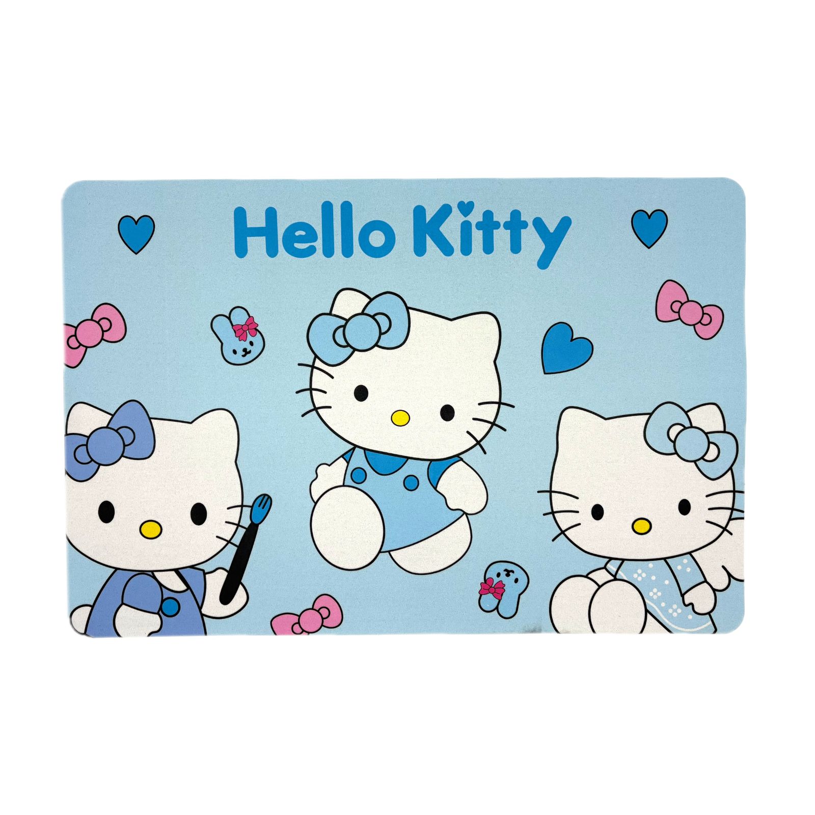AKOYA Diatomaceous Earth Non-slip Absorbent Mat - Hello Kitty - Blue