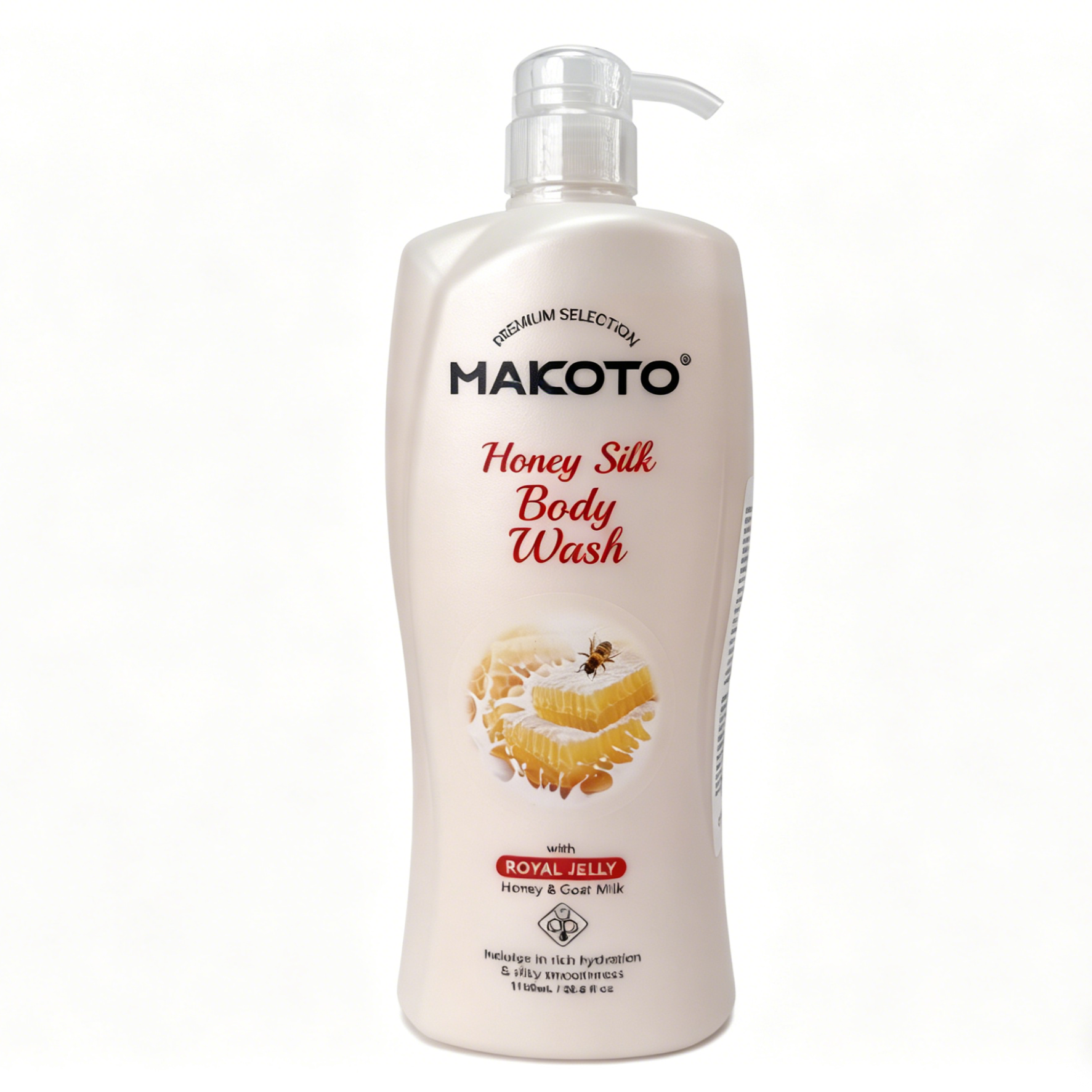 MAKOTO Royal Jelly Body Wash | Moisturizing & Smoothing for Dry Skin 1150ml