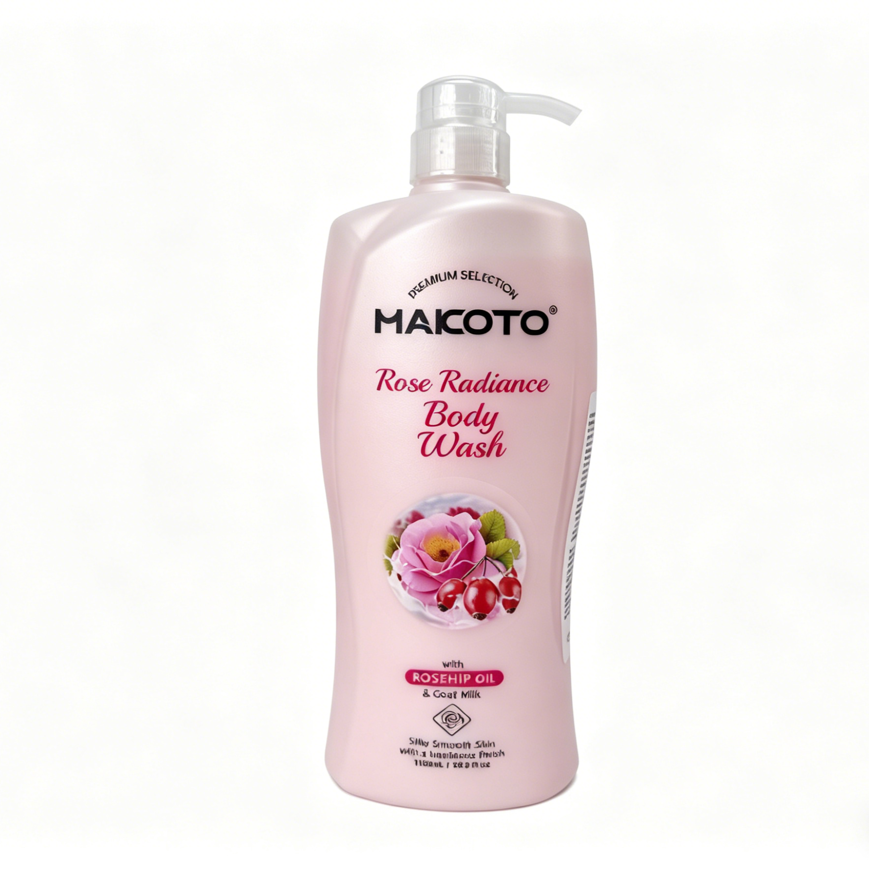MAKOTO Rosehip Oil Body Wash | Moisturizing & Smoothing for Dry Skin 1150ml