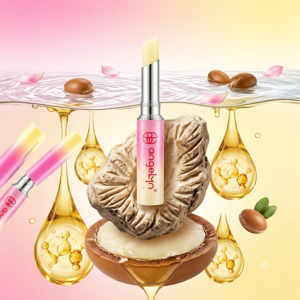 Angelyn Squalane Lip Balm, Deep Moisturizing Lip Treatment, Hydrating & Repairing Lip Care for Dry Cracked Lips, 0.05 oz (1.5 g)