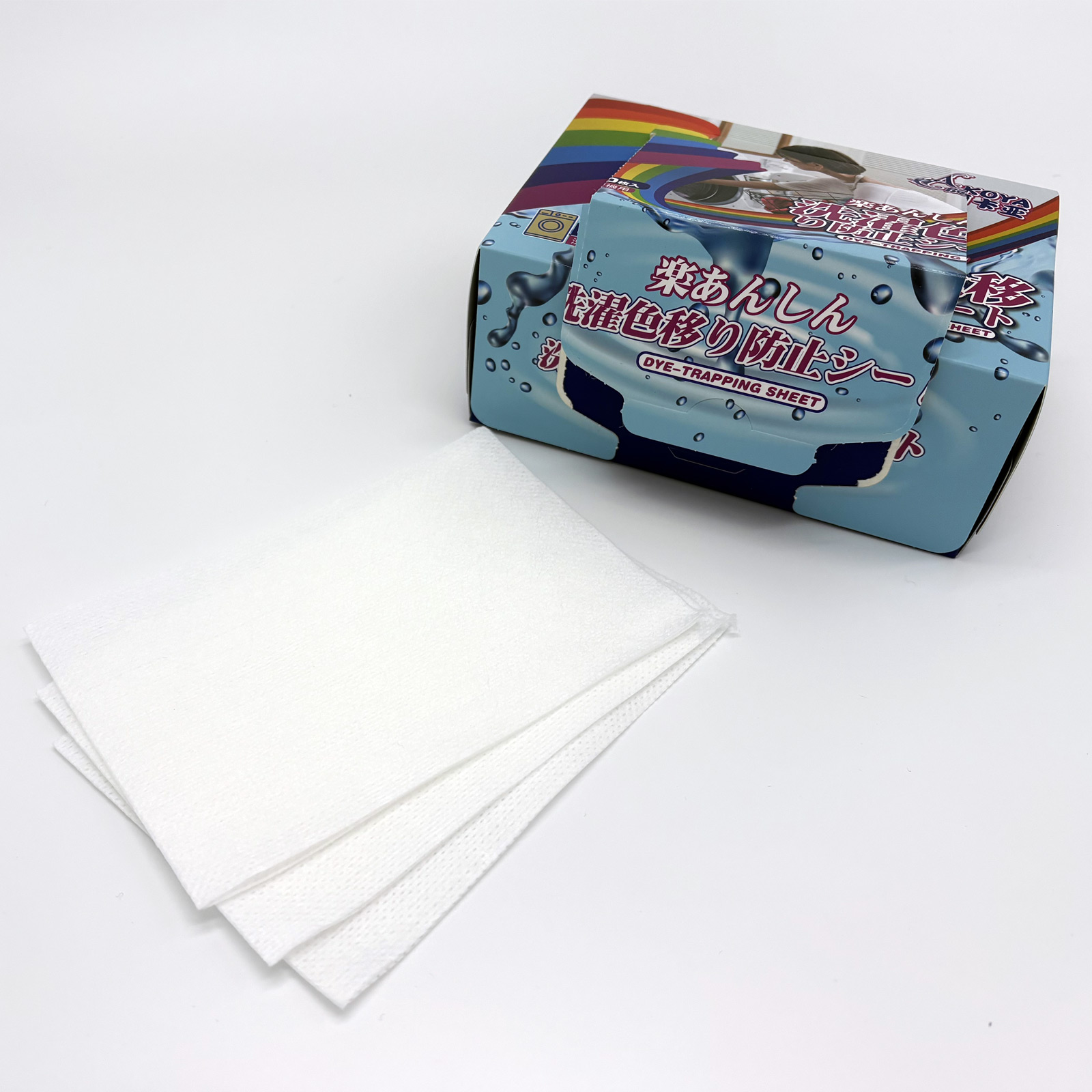 Akoya Dye-Trapping Sheets – Prevent Color Bleeding & Transfer in Laundry, 50 sheets